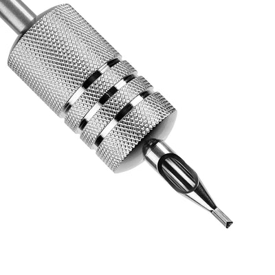 Pro-Design 1 inch Grip Combo is designed to hold more pigment for more tattooing and less dipping, sold by Kingpin.