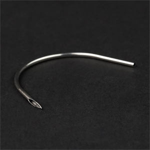 Curved Piercing Needle 14 Gauge Sterile - 50 Pack EXPIRING SOON