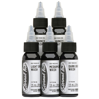 Eternal Tattoo Ink - Gray Wash Set