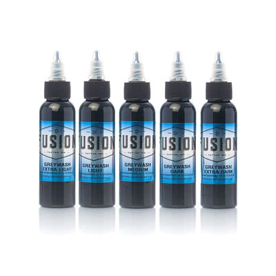 Fusion Ink - Greywash Set - Prepackaged 5 color set
