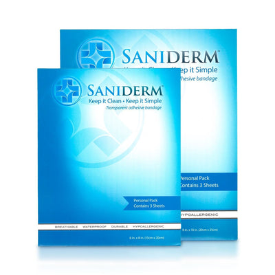 Saniderm Tattoo Adhesive Film Dressing  Personal Pack