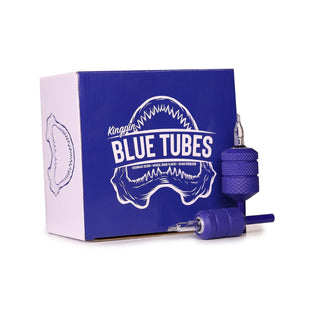 Blue Disposable Tubes Oversize Soft Grip Diamond