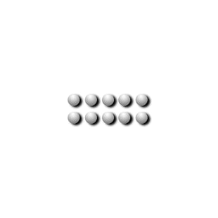 1/8" Nylon Balls 100 Pack