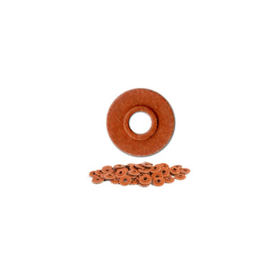 Red Fiber Shoulder Washer Oversized 3/8" 10 Pack