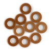 Tan Phenolic Coil Washer Round 3/8 (10 Pack)