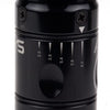 Close up of the stroke lengths on the Black Axys Valhalla Tattoo Pen Machine.
