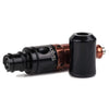 A Burnt Orange Axys Tattoo Pen Machine on a table. Axys Valhalla Pens available at Kingpin.  