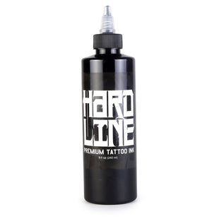 Black Hardline Tattoo Ink in the Size 8oz