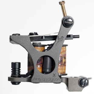 Chris Quidgeon Production Liner medium stoke, hand-built coil machine.