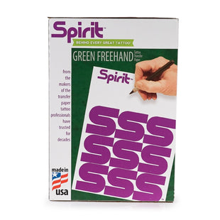 Spirit Green Freehand Tattoo Stencil Paper