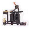 A black Kingpin “Ferrum” Liner 7.75 oz coil tattoo machine.