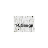 14 Gauge 1/2" Clear Belly Retainer - 10 Pack