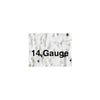 14 Gauge Clear Labret Retainer - 10 Pack