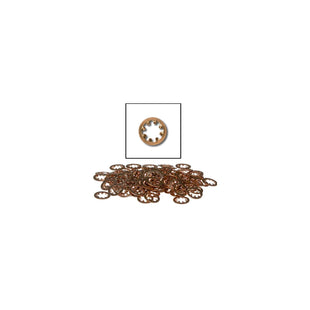Internal Tooth Silicon Bronze Lock Washer For #8 Screw 10 Pack