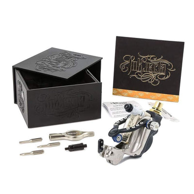 Inkjecta Eclipse Black and Silver Tattoo Machine
