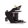 A black The Blade Shader handmade coil machine by Kevin Corder.